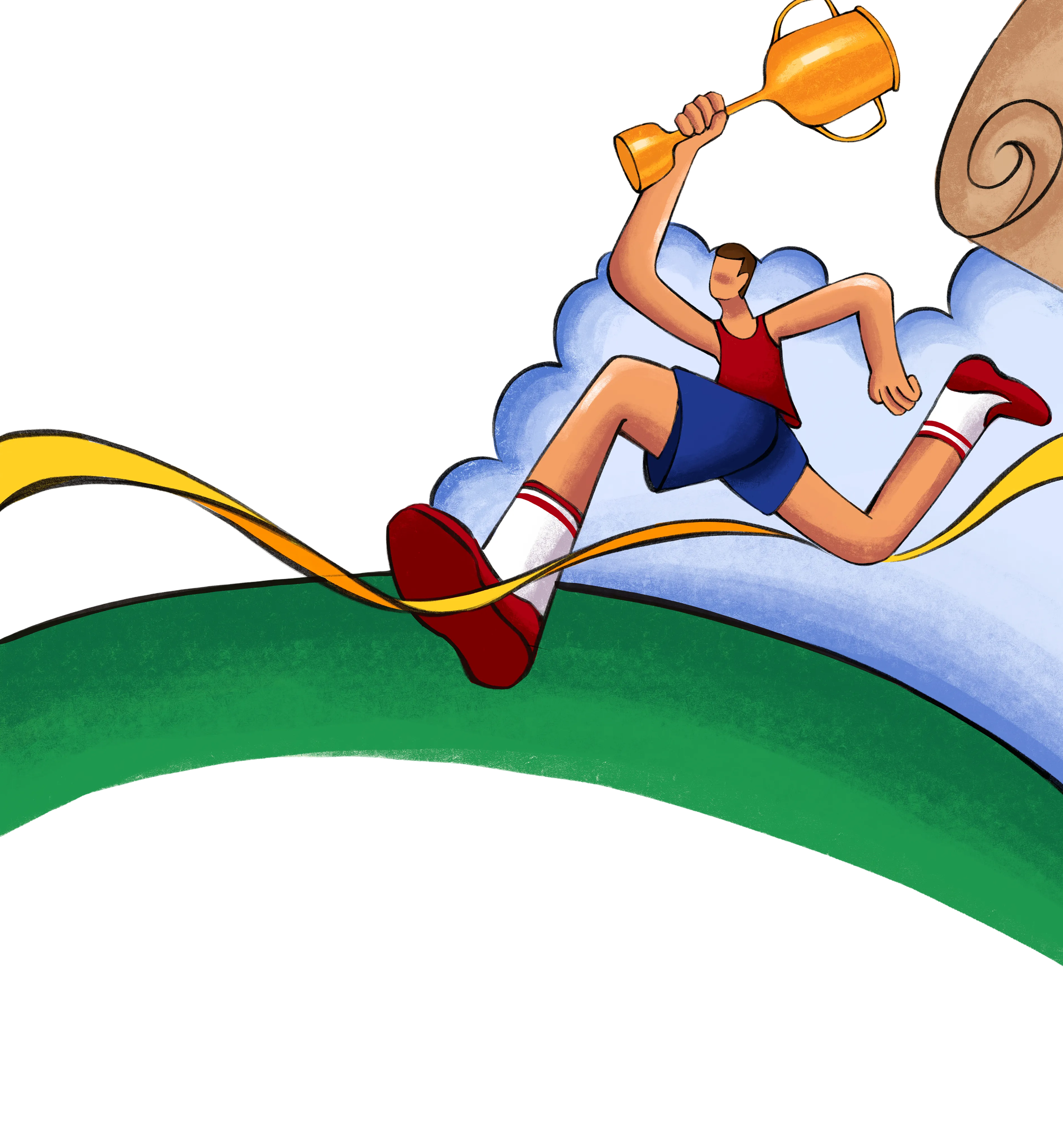 Runner Vector Illustration